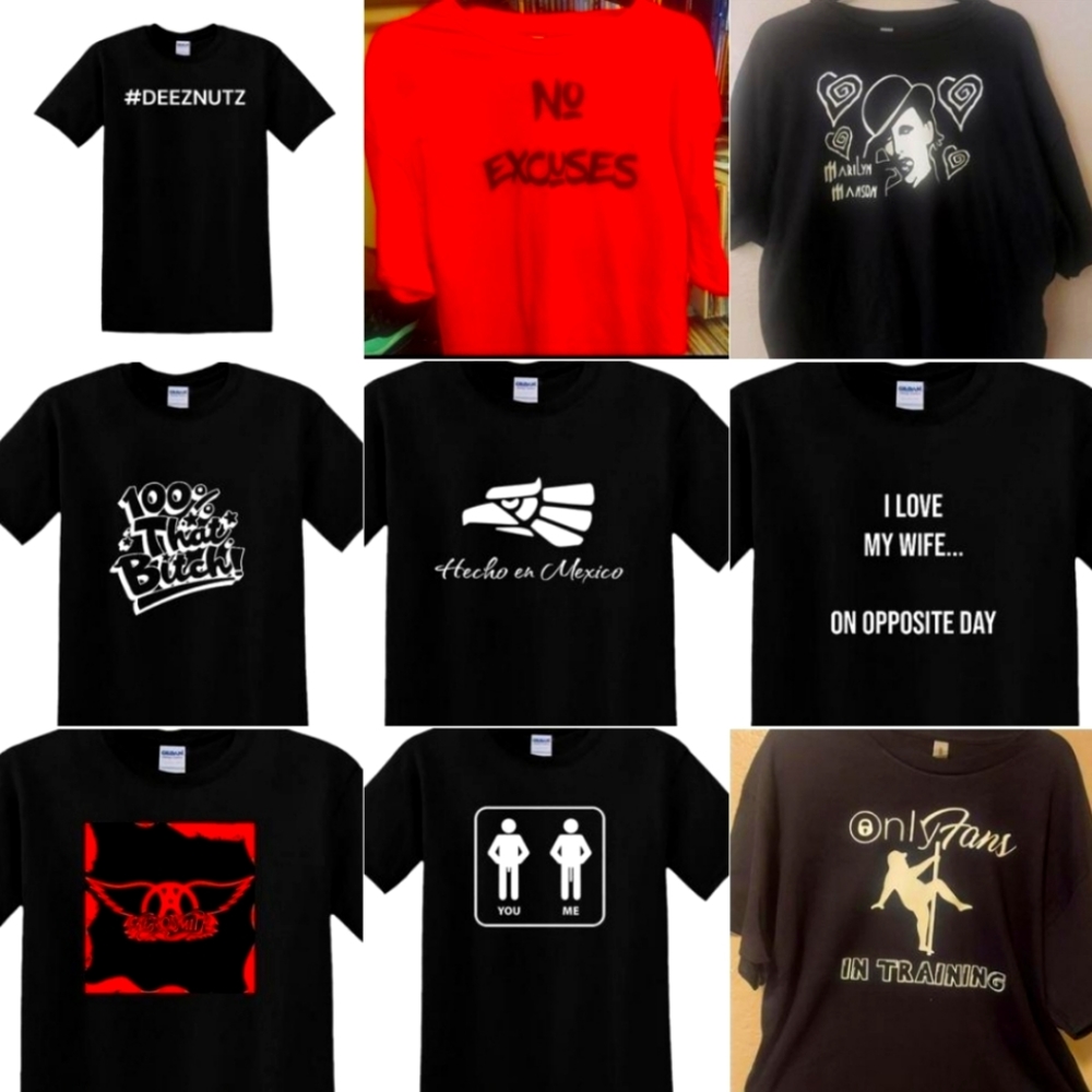 9 t shirts Size xl lot brand new